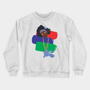 Gambian Woman Vector Crewneck Sweatshirt